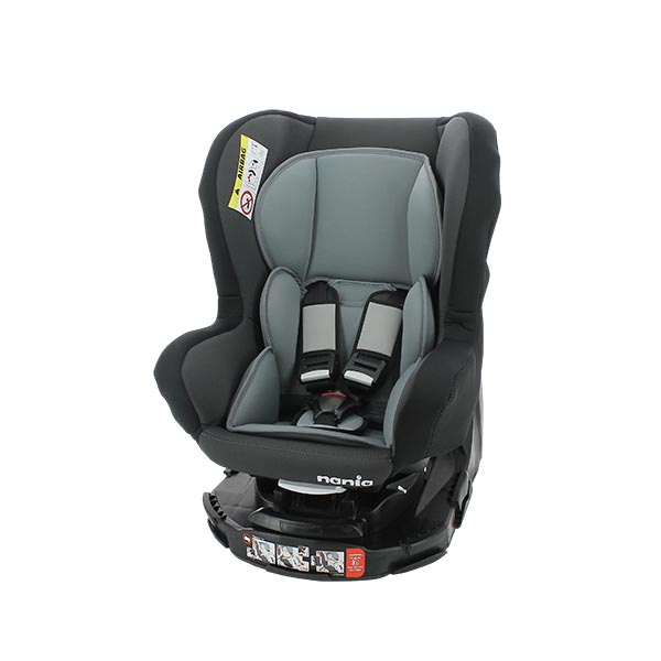 Siège auto NANIA REVO - Isofix - Groupe 0+/1 (0-18Kg) - Dos route 0-13 Kg -  Pivotant à 360° - Access gris - Fabriqué en France - Achat / Vente siège  auto