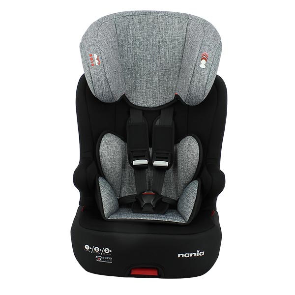 Nania Siege auto isofix RACER groupe 1/2/3 (9-36kg) - Hatrix Gris au  meilleur prix