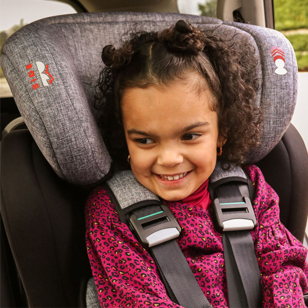 Siège auto isofix rehausseur Myla Grp 1-2-3 Platinium