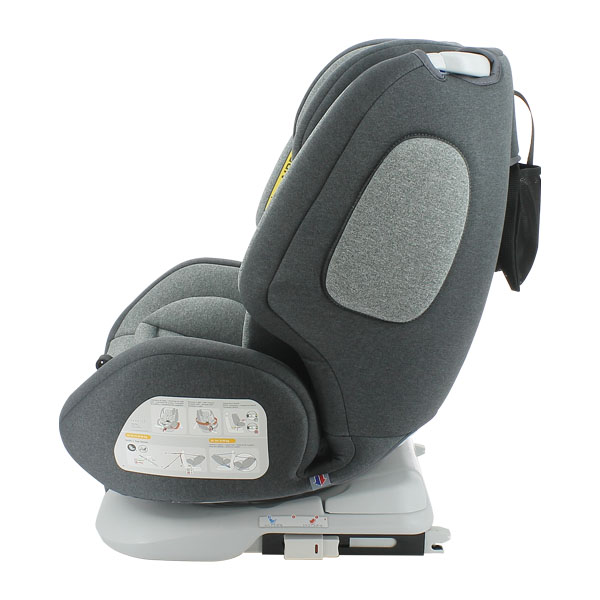 Siège auto ZÉLI 360° Isofix 0-36 kg Groupe 0+/1/2/3 inclinable & pivotant